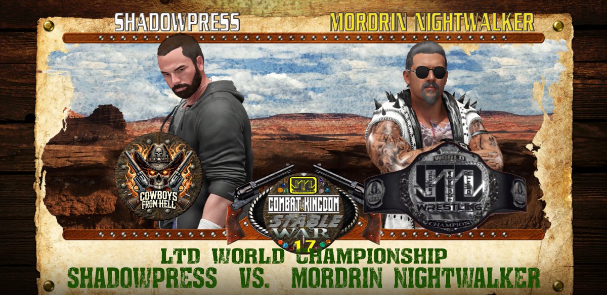 MATCH 11: WORLD TITLE <a href="/MrdNightwalker/">The Patriarch</a> <a href="/Shadowpress16/">Shadowpress</a>