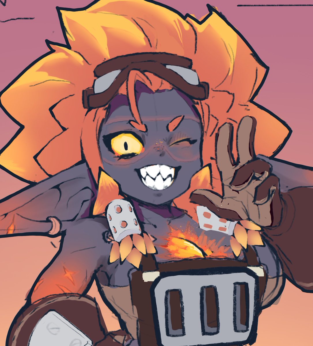 SaltyShorks's tweet image. Old goblin oc I never finished.