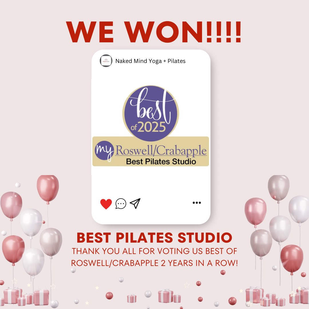 Brandi Rhodes (@thebrandirhodes) on Twitter photo As mentioned in the podcast... YES my studio <a href="/NakedMindGA/">Naked Mind Yoga + Pilates</a> DID WIN for the 2nd year in a row! 🥳🥳🥳 As mentioned in the podcast... YES my studio <a href="/NakedMindGA/">Naked Mind Yoga + Pilates</a> DID WIN for the 2nd year in a row! 🥳🥳🥳