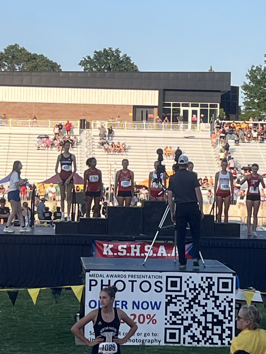 We have a Pup on the podium! Congratulations to Ellie Herrera on her 2nd place finish in the High Jump. Tremendous start for the freshman!

<a href="/MHSBullpups/">McPherson HS</a>