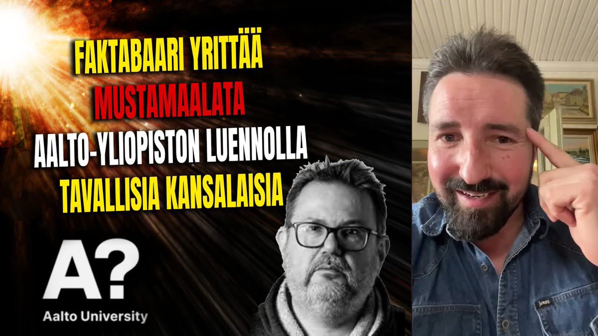 hirvelanjuho's tweet photo. Meikän Aalto-yliopisto videota on katsottu eri someissa jo yli 100 000 kertaa!

Kiitos kaikille keskustelijoille! Jatketaan vääntöä kunnes saadaan Aalto-yliopiston rehtorilta Ilkka Niemelältä vastaus kysymykseeni! https://t.co/mDMArIAe27