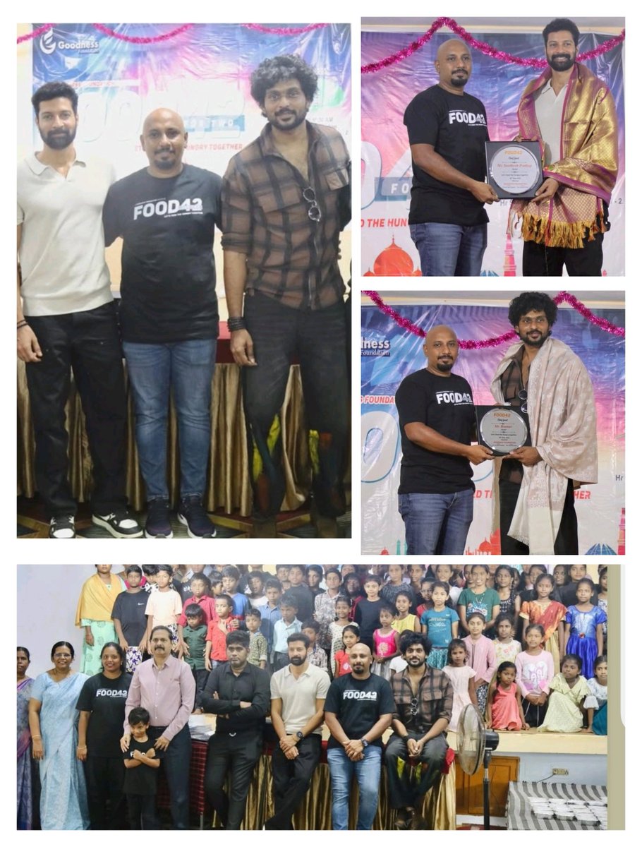GeethaS55404's tweet photo. Food42
Campaign & Food Distribution
30.5.2025
Motto:
Feed two inspire many
together we can make sure nobody goes to bed hungry
https://t.co/PfElpL3qlv
#food42 #goodnessfoundation
#zerohunger #hungerfreeindia
#actforgoodness #togetherforchange
#raanav
@actorraanav https://t.co/dPtV6MXkIK