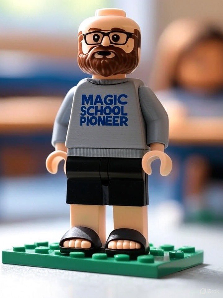 Did I have <a href="/grok/">Grok</a> design a Lego version of me? Yes. Used a photo of me rocking the <a href="/magicschoolai/">MagicSchool AI 💜 🪄✨</a> swag!
