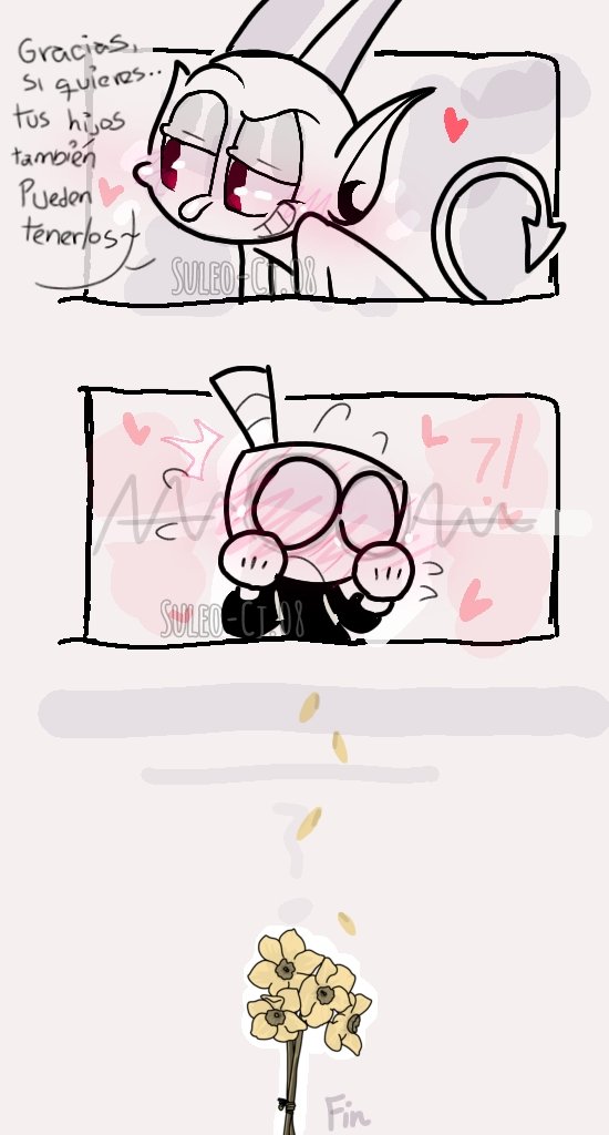 SuleoCJ's tweet photo. Flor amarilla 🌼 (me olvidé subirlo aquí xd jajajs)
#lovethis #foryou #thedevil #Devil #Mugman #Devilmug #yaoi #comic #floramarilla #cute #hug #love https://t.co/eTYi3dsl7V