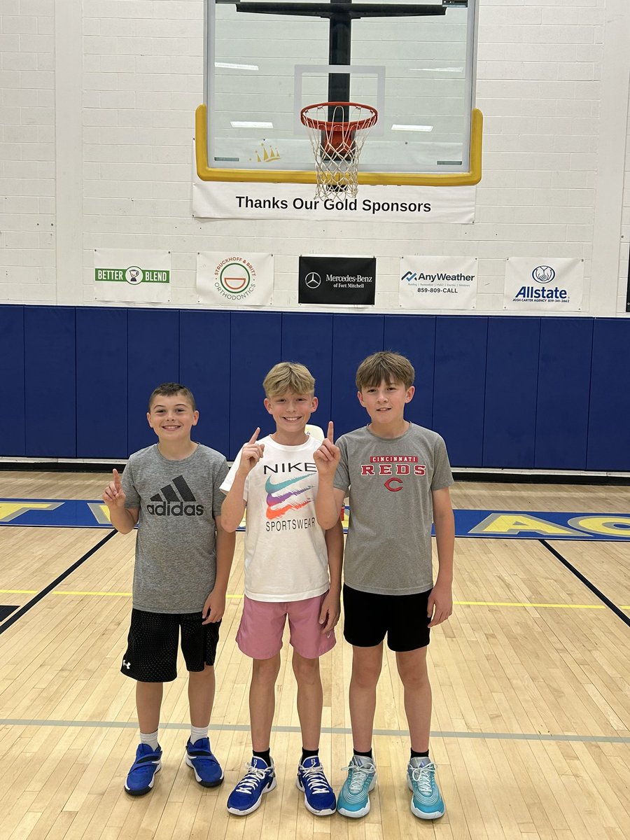 SEC Division - 3 on 3 Winners = Hudson Minix, Micah Capek, and Luke Kemper