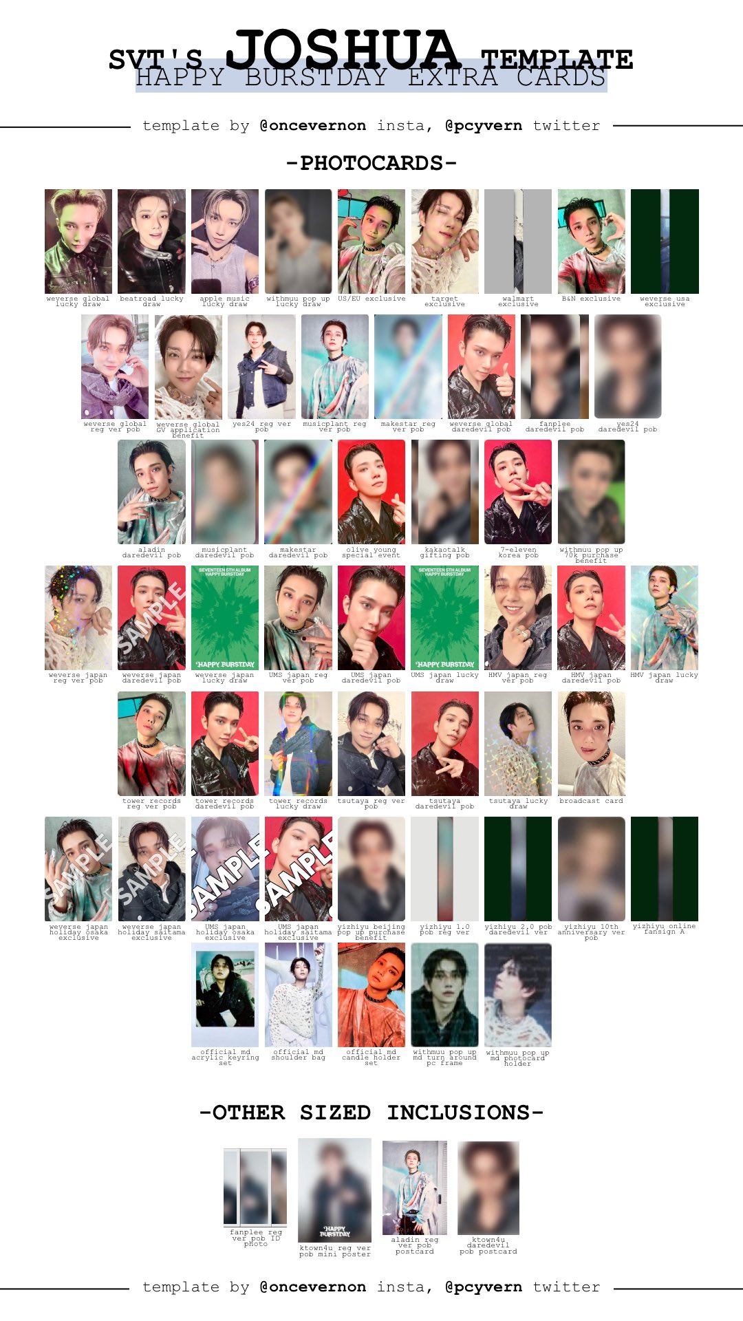 タレントカード seventeen fan plee happy burstday 캐럿 💎 | seventeen 5th album 'happy burstday' photocards