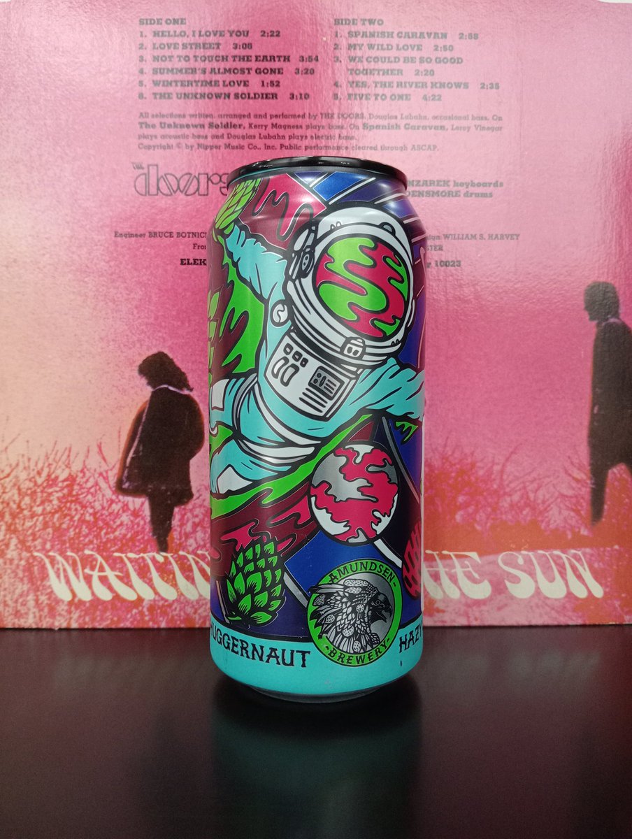 FCervisia's tweet photo. Viernes de #CebadaYVinyl arranca con Chuggernaut de @amundsenbrewery & #DevilsPeak una Hazy Session IPA muy frutal, 4.7%
Waiting For The Sun de @TheDoors 1968
#Frigus #beer #cerveza #craftbeer #beerme #beertime #beerlover #BrothelHB #vinylrecords #vinylcollection #viernes #tgif https://t.co/EaIw0PS4FR