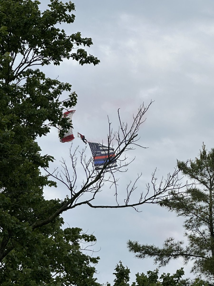 Rain stopped right in time for the <a href="/FoldsofHonor/">Folds of Honor</a> Friday celebration at <a href="/MemorialGolf/">the Memorial</a>