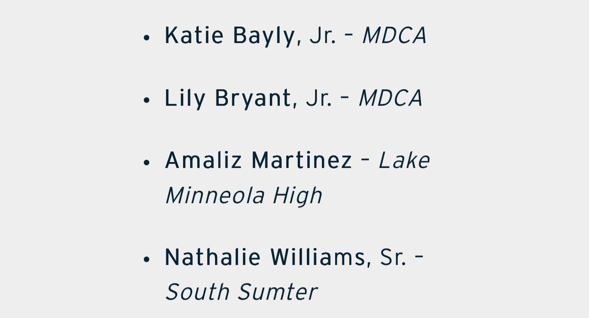 Katie Bayly (@katie_bayly03) on Twitter photo Blessed to be recognized as first team all county besides my teammate <a href="/Lilybryant2026/">Lily Bryant</a> Can’t wait for one last year on the field. Summer ball is up first!! Blessed to be recognized as first team all county besides my teammate <a href="/Lilybryant2026/">Lily Bryant</a> Can’t wait for one last year on the field. Summer ball is up first!!
