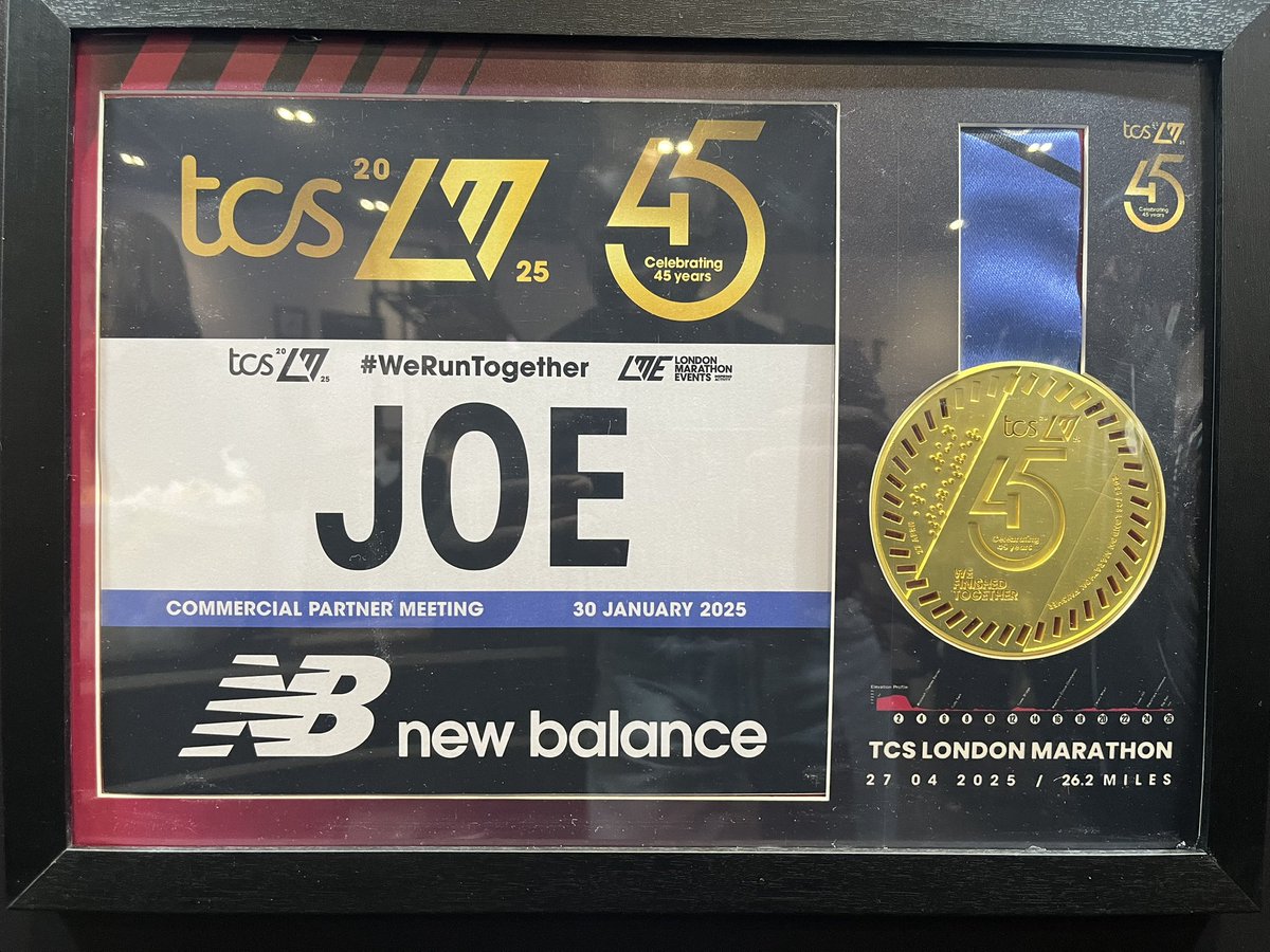 Joe N. Lance (@joenlance) on Twitter photo Bragging, Never!
Just honored and humbled to be a part of something so prestigious.
To  take part in and received a CERTIFICATE  to GUINNESS WORLD RECORDS® title in the largest number of finishers in a marathon is 56,640 out of 57,449 starters in the TCS London Marathon 2025. Bragging, Never!
Just honored and humbled to be a part of something so prestigious.
To  take part in and received a CERTIFICATE  to GUINNESS WORLD RECORDS® title in the largest number of finishers in a marathon is 56,640 out of 57,449 starters in the TCS London Marathon 2025.