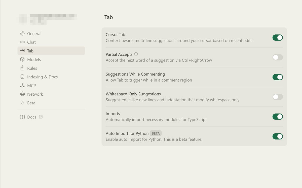 Cursor v0.51 来了，设置页面大改！