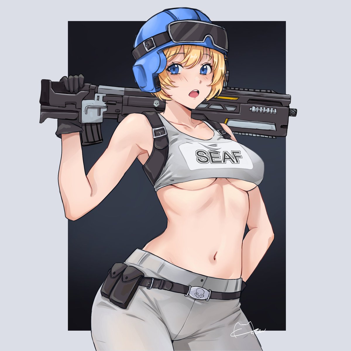 C-01 Permit has been approved, Helldiver! #Helldivers2Art  #helldivers2 ❤️