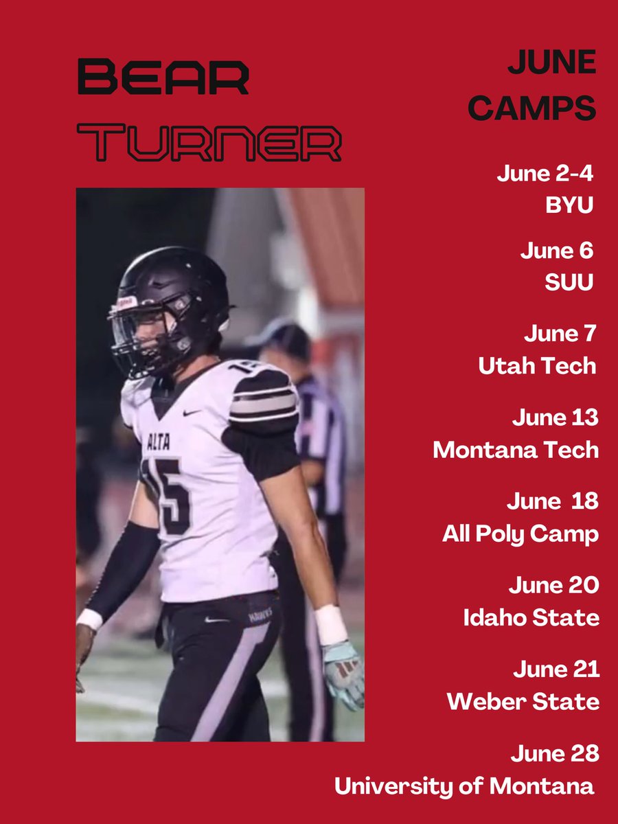 Camp season is finally here — I get to focus 100% on the greatest game ever: football! I’m so pumped to make new friends, level up my skills, and show everyone what I’ve got! Let’s go!!! I can’t even sleep I’m so excited! 
<a href="/altafootball/">Alta Football</a> <a href="/bburdette/">Blake Burdette</a> <a href="/joe_tuha/">Joe Tuha</a> <a href="/HendricksonMJ/">Marshall Hendrickson</a>