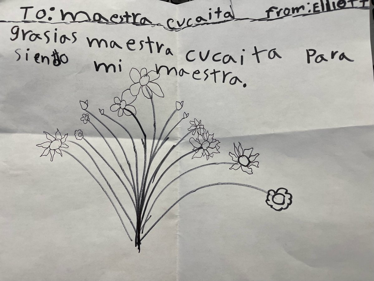 CucaitaMila's tweet photo. Things that make my day and make me love my job. #Maestra 4ever. https://t.co/oZcxBUCb46