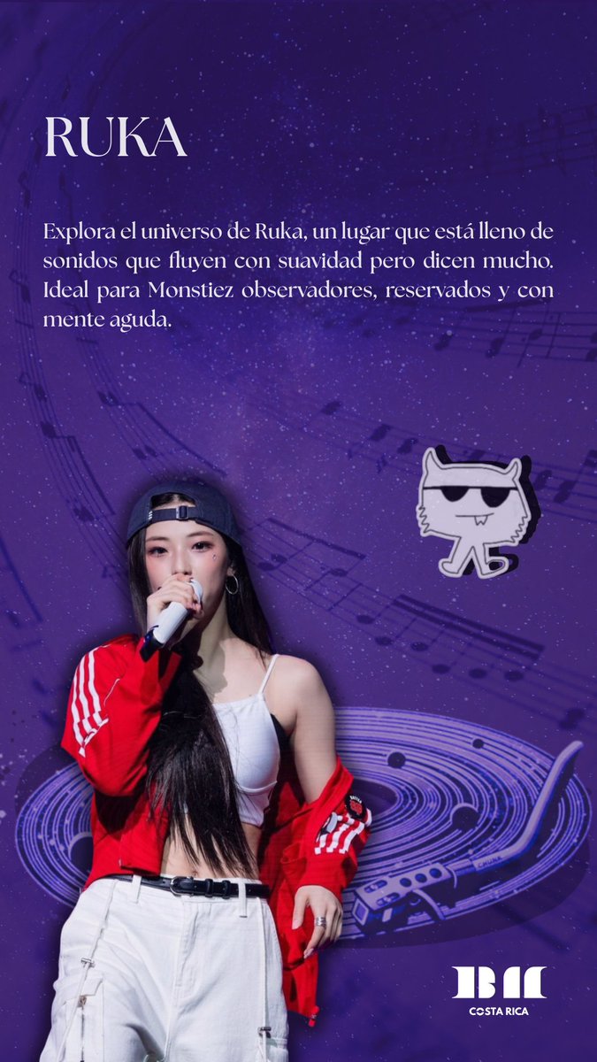 BabyMonsterCR's tweet photo. ¡Monstiez, el BAEMON UNIVERSE comienza con RUKA! 🚀

No olvides guardar la playlist del universo de Ruka, así no te perderás de ninguna actualización. ✨🦥

🎧 https://t.co/gCyAu2FGiR

#BABYMONSTER #RUKA 
#베이비몬스터 @YGBABYMONSTER_ https://t.co/KysEg0Ggxt