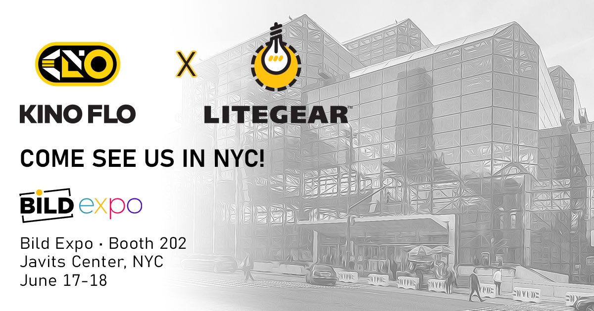 Come see award-winning products from Kino Flo and LiteGear! 
 
Bild Expo • Booth 202 
Javits Center, NYC 
June 17-18  
 
REGISTER FREE 
bildexpo.com/2025/registrat…