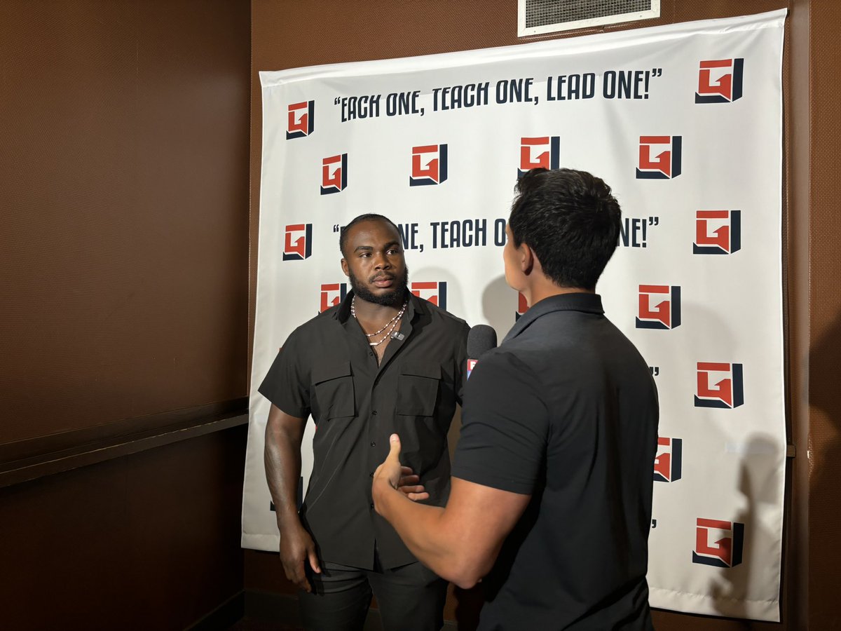 Miles Garrett (@milesgarretttv) on Twitter photo Always a pleasure to catch up with <a href="/GradyJarrett/">Grady Jarrett</a>
The former Falcon, and current Chicago Bear, reflected on his time in Atlanta and what he’s excited about with his new team. Always a pleasure to catch up with <a href="/GradyJarrett/">Grady Jarrett</a>
The former Falcon, and current Chicago Bear, reflected on his time in Atlanta and what he’s excited about with his new team.
