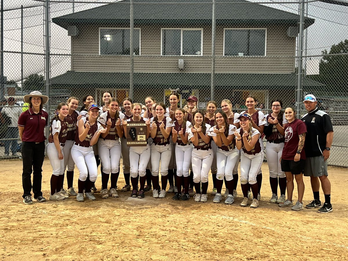 Regional Champions!! Lady Eagles defeated Geneseo 8-2 and move on to the sectional semifinals on Tuesday.   Congratulations!!