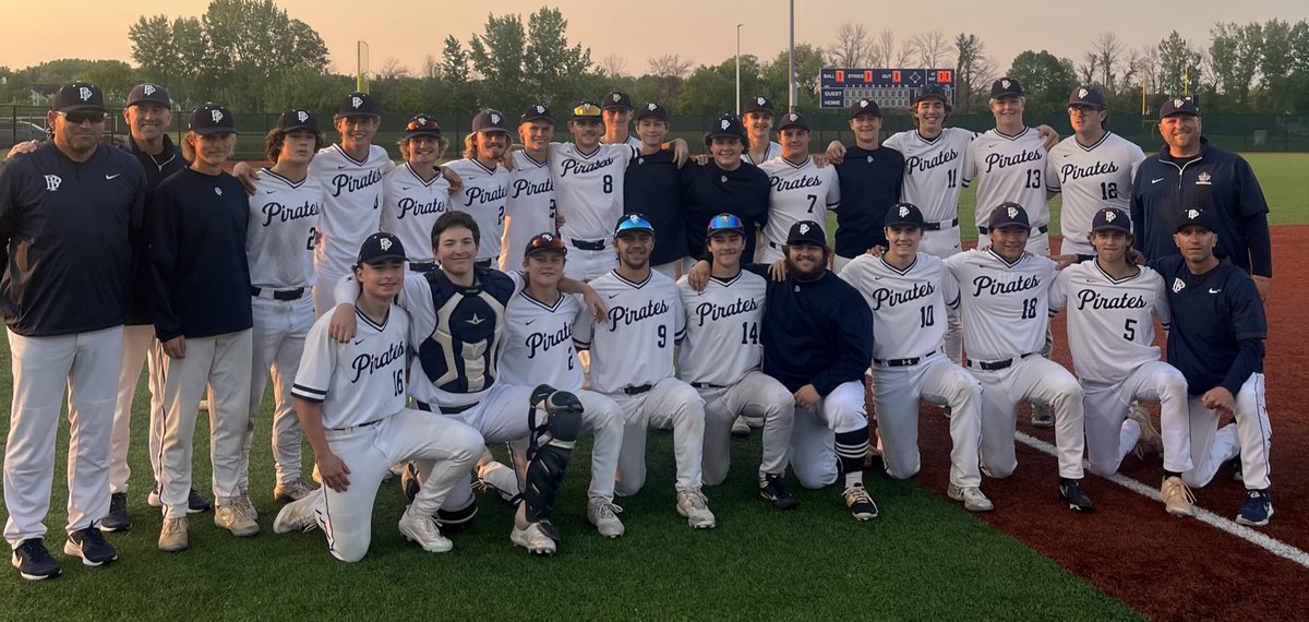 Bay Port defeats Neenah 11-0 in 5 innings, giving Coach Knutson his 100th career victory. Thank you Coach for all you have done for this program! #piratepride <a href="/PrepBaseballWI/">Prep Baseball Wisconsin</a> <a href="/WIBallCentral/">Wisconsin Baseball Central</a>