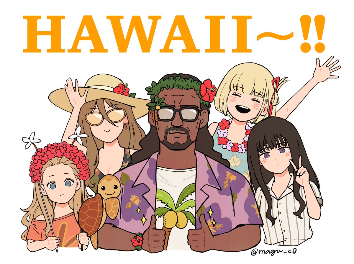 ショートムービー6話の🌺🌴
#リコリス・リコイル  #リコリコ