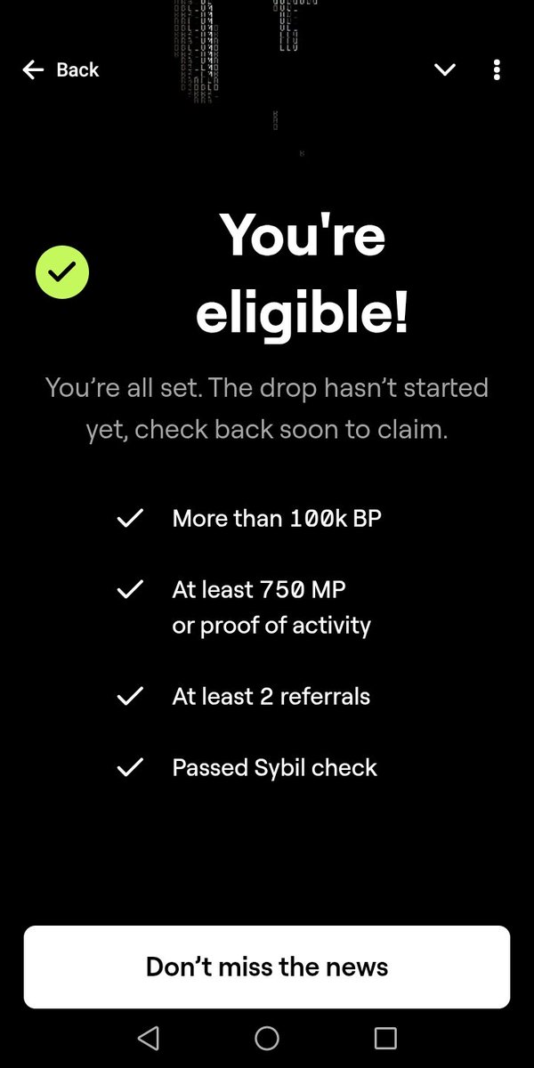 Check Your Blum Eligibility
No CEXs
Just open bot
#BLUM #BTC #TGE
