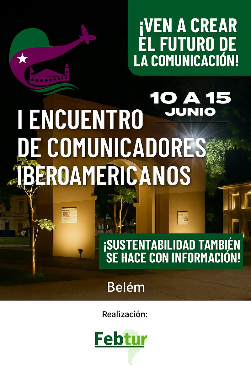 jacobomalowany's tweet image. I Encuentro de Comunicadores Iberoamericanos | Belém, 10 al 15 de junio Una red que nace para transformar la forma de contar el turismo. ✍️ Comunicación, sostenibilidad y territorio. 📷 shopnews.com.uy/una-nueva-voz-…… #Turismo #Comunicación #Belem2025 #PeriodismoTurístico