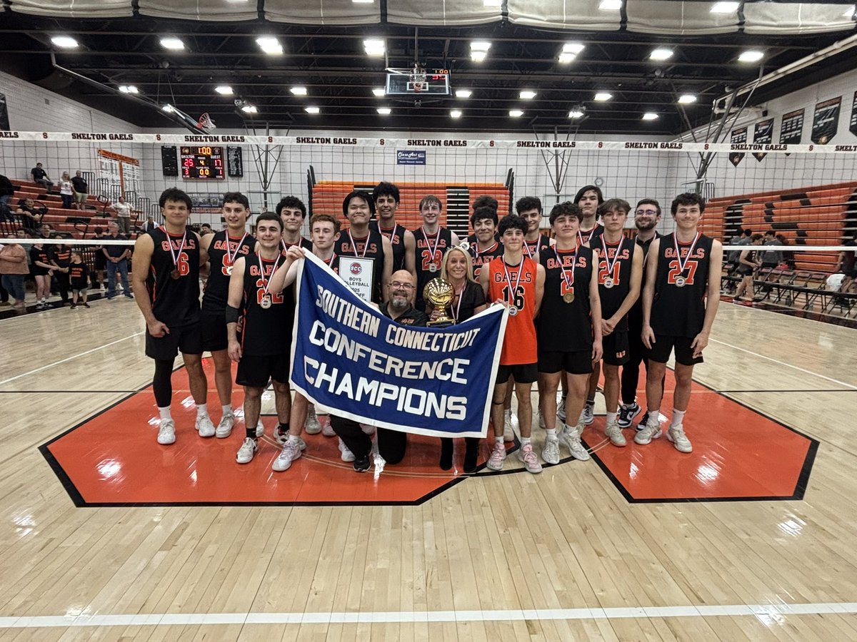 Al Carbone, SCC Commissioner (@scccommissioner) on Twitter photo Congratulations <a href="/sheltongaelsAD/">Shelton Athletics</a> - 2025 SCC Boys Volleyball champions. The Gaels defeated Cheshire, 3-1 (25-18, 25-21, 20-25, 25-17) in front an enthusiastic crowd! It is Shelton’s 8th league title. #ctbvb #SCC Congratulations <a href="/sheltongaelsAD/">Shelton Athletics</a> - 2025 SCC Boys Volleyball champions. The Gaels defeated Cheshire, 3-1 (25-18, 25-21, 20-25, 25-17) in front an enthusiastic crowd! It is Shelton’s 8th league title. #ctbvb #SCC