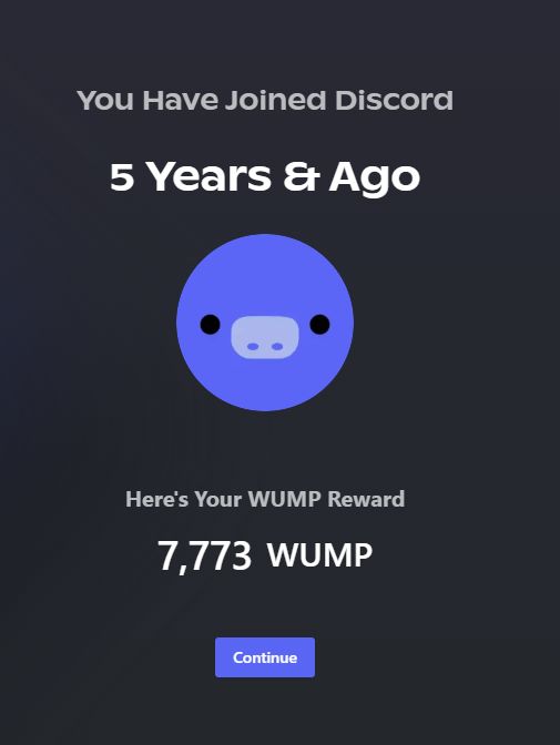 Edjay380's tweet photo. You might want to check out
@WUMPxyz
- a/the first
@discord
project coming on #Solana.   
Tasks 
- Connect your discord. 
- Check account age. 
- Complete other simple tasks.  
Start here:https://t.co/ZdJzK201rs

$WUMP on Discord https://t.co/mn2v7YaZIb