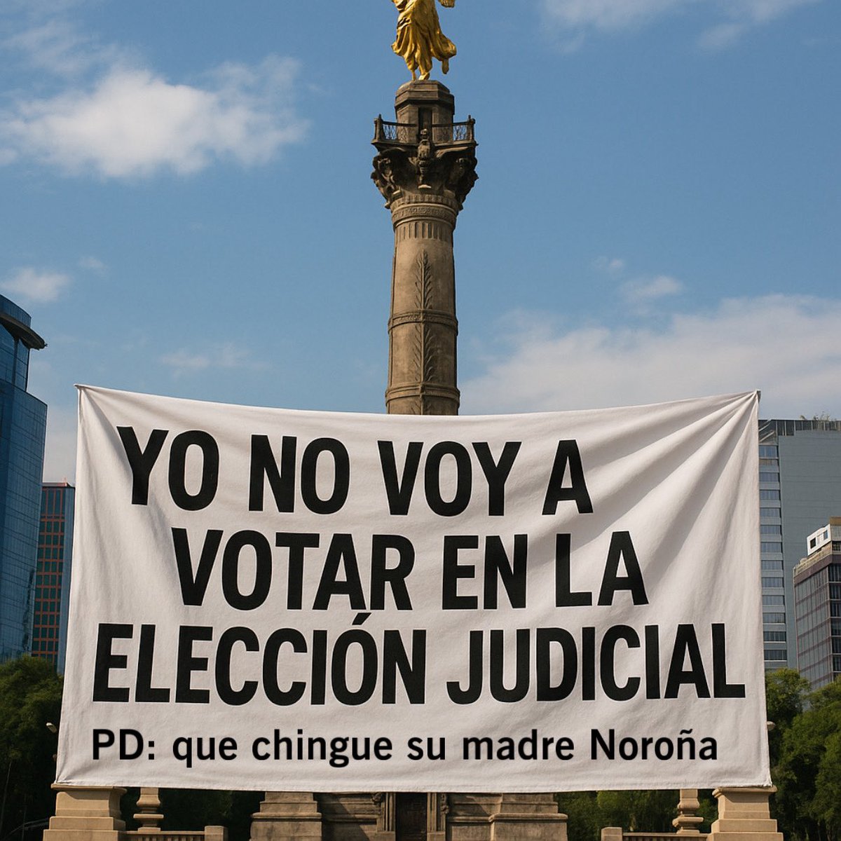 ChumelTorrees's tweet photo. No seas cómplice de este circo https://t.co/zWG5V5Bvw3