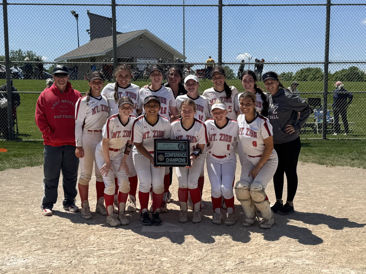 Regional Champs and APOLLO Champs! <a href="/mtzionsoftball/">Mt. Zion (IL) Lady Braves 🥎</a> <a href="/UNISoftball/">UNI Softball</a> <a href="/CoachMWright3/">Monica Wright</a> <a href="/KAlstott/">Kyle Alstott</a> <a href="/OJadams01/">Ozzie Adams</a>