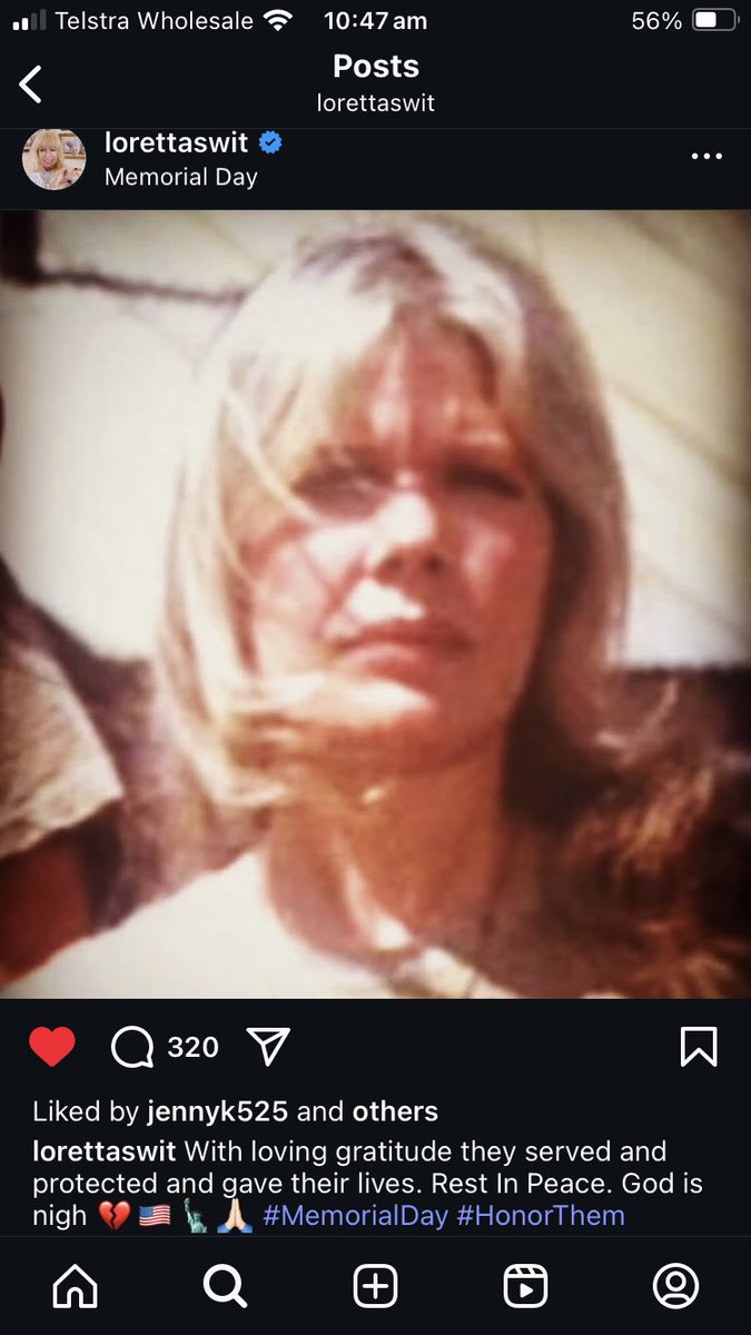 It was just 4 days ago <a href="/Loretta_Swit/">Loretta Swit</a>  posted this on her Instagram post. It’s almost fitting these were the last words she left us. May God bless you Hot Lips. M*A*S*H #mash4077 #mash 😢 #RIPLorettaSwit