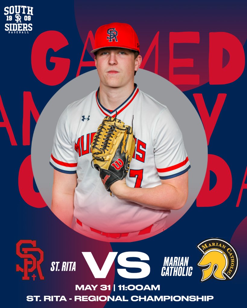 The Mustangs will go for their 3rd straight regional championship tomorrow at Mike Zunica Field against the Marian Catholic Spartans. First pitch is scheduled for 11:00am. #SRBaseball