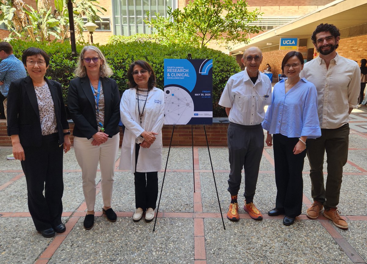 UCLA_Pathology's tweet photo. Today we hosted our 4th Annual Research & Clinical Excellence Day! The event highlighted our department's ongoing basic, translational, & clinical research. Thank you to our keynote, Dr. Omai Garner, our speakers, poster presenters, & participants! 💯 🔬 #pathology #path2path #PathX #research #ClinMicro