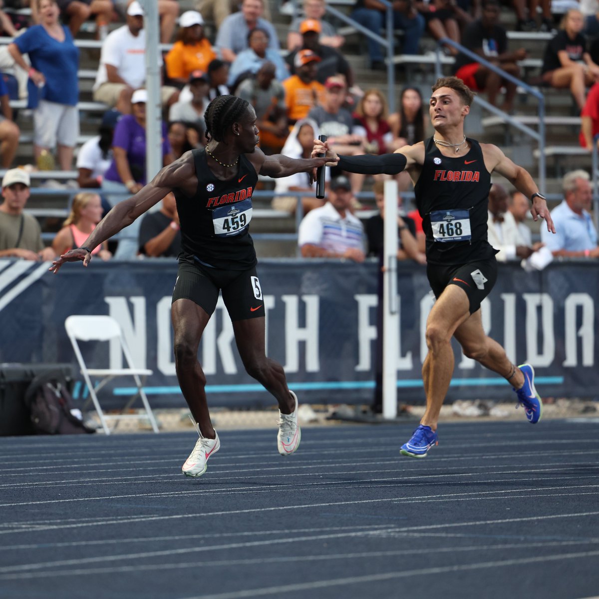The 4x400m relay collegiate leaders are Eugene-bound!

3:02.01 - 🎟️🤛

#GoGators 🐊