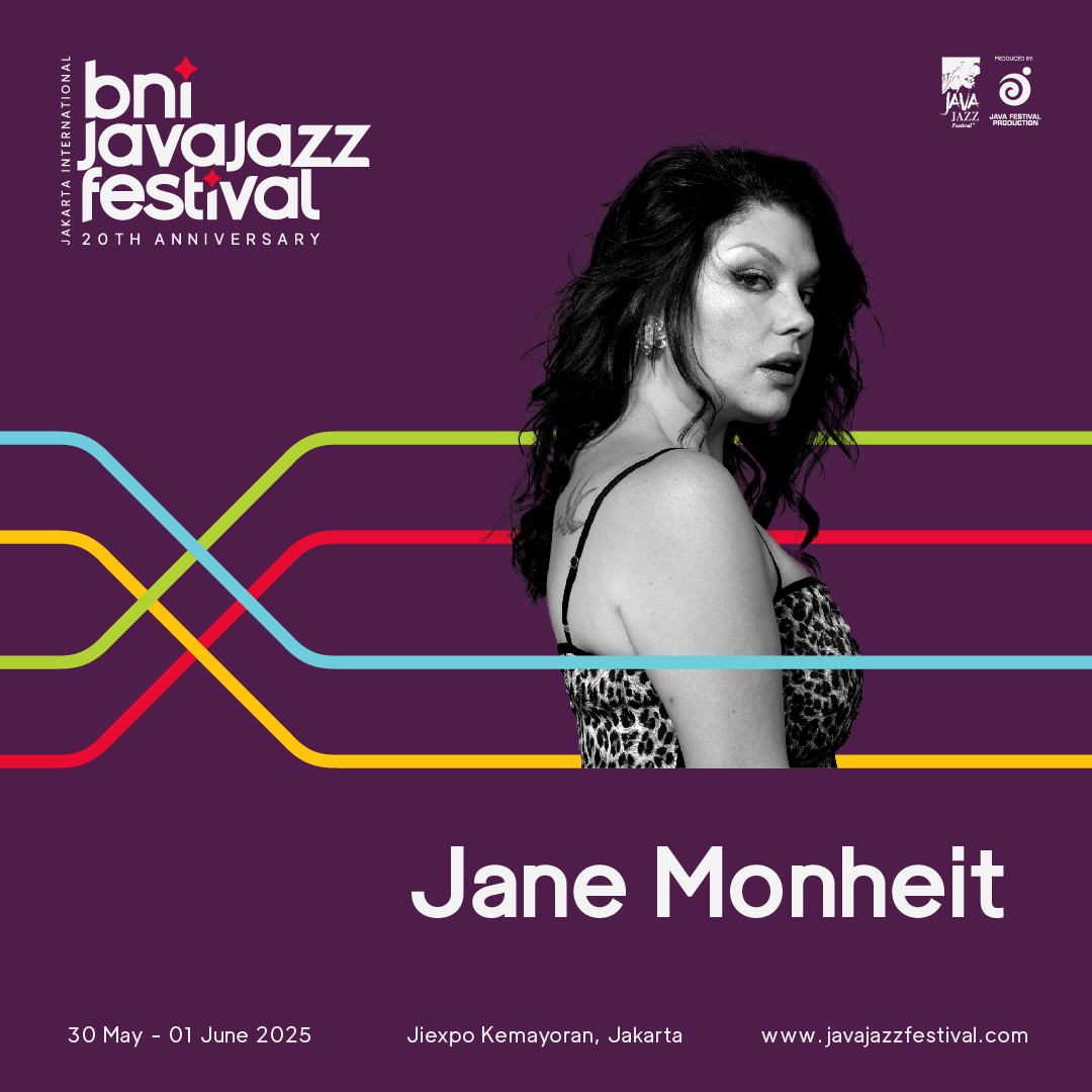 wartajazz's tweet photo. 🎤 JANE MONHEIT WITH RON KING BIG BAND
📍 Ascott Hall
🕕 18:45–19:45
Jazz vokal penuh emosi dari diva Jane Monheit ditemani kemegahan big band.
#JavaJazz2025 #JaneMonheit #RonKingBigBand @JavaJazzFest https://t.co/7sVZM1rJWk