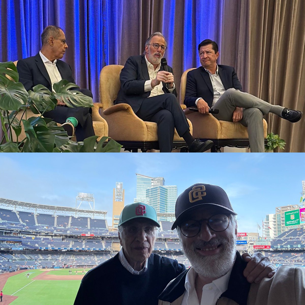 JoseAMeadeK's tweet image. Mientras @Yankees (mi equipo) y @Dodgers (el de mi papá) se enfrentan en Los Ángeles y después de un panel con @RafaelFdeC y Enrique Hernández Pulido, acordamos echarle porras a los @Padres!
Gran evento de Procopio con family offices, abordando temas oportunos y sugerentes.