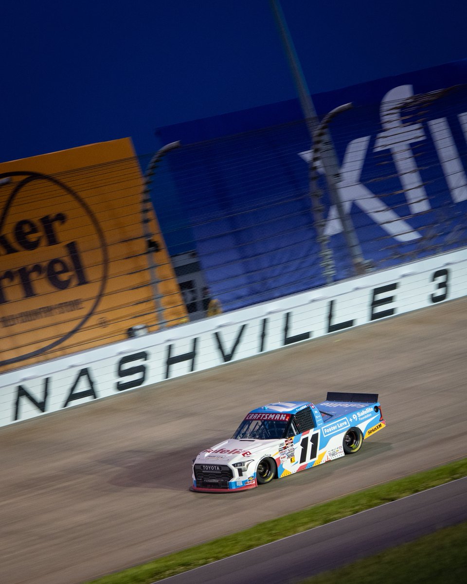 He's looking to go back-to-back!

<a href="/CoreyHeim_/">Corey Heim</a> wins Stage 2 at <a href="/NashvilleSuperS/">Nashville Superspeedway</a>.