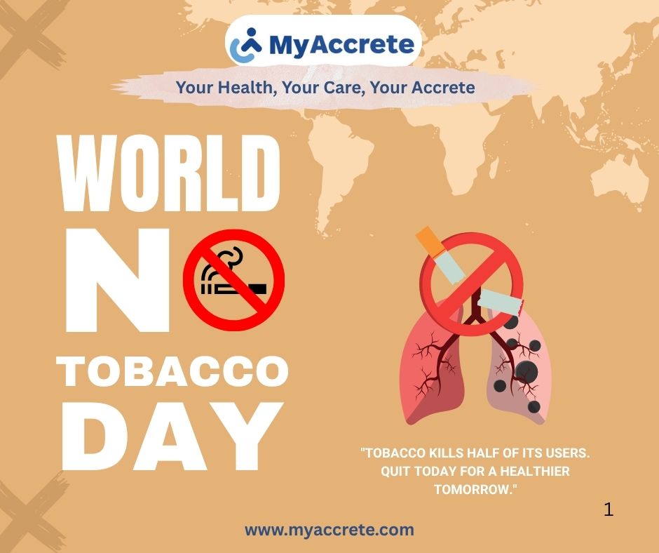 Myaccrete's tweet photo. "Your lungs weren’t made for smoke. They were made for life."
Say NO to tobacco. Say YES to a healthier tomorrow. 
– From the team at My Accrete, where your well-being always comes first.
#MyAccrete #WorldNoTobaccoDay #MyAccreteCares #QuitTobacco #HealthyLiving #CareStartsHere https://t.co/Xg5lJjGvST