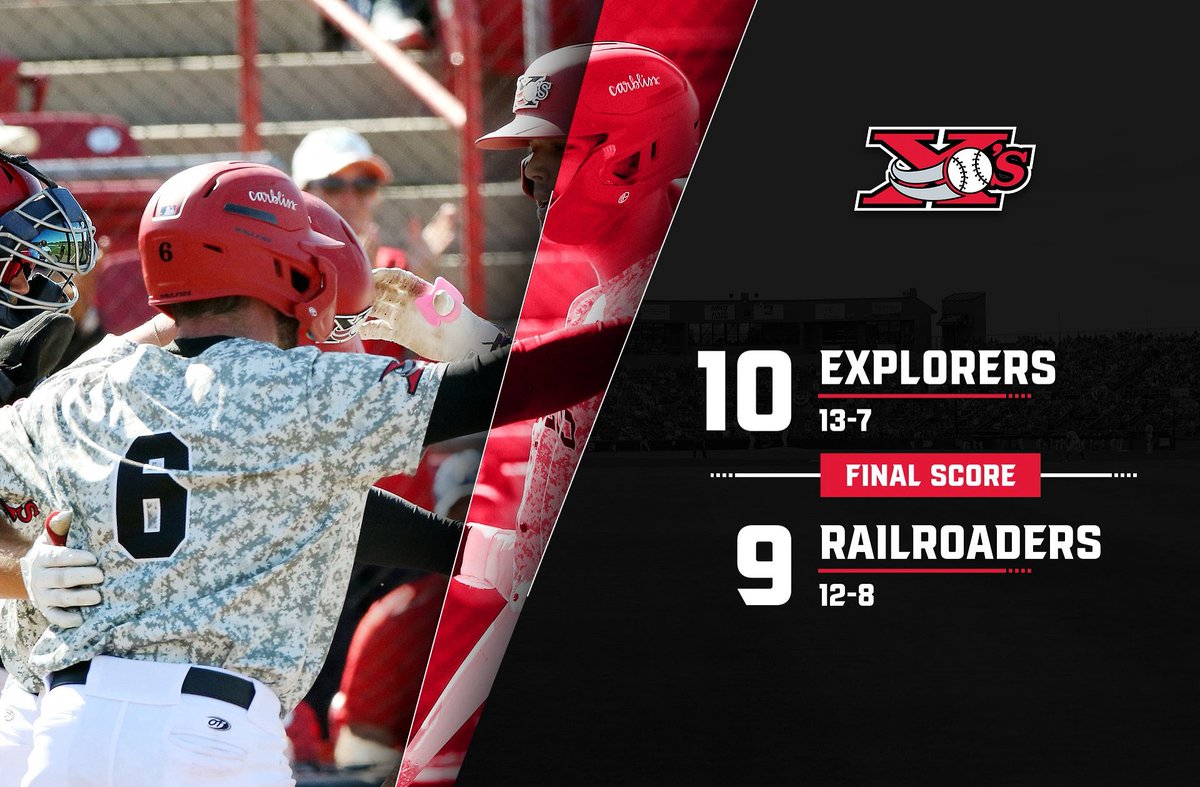 And that’s how you set the tone for the series😏

#explorersbaseball | #goxs | #siouxcityexplorers