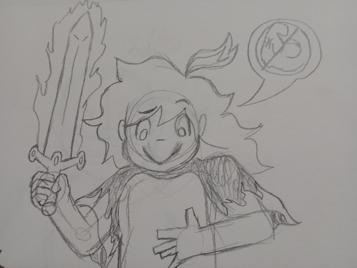 WhirlwindMaster(Ko-fi Commissions 0pen) (@suupwhirlwind) on Twitter photo Whirldenn has found the Firebrand sword and was hoping to get huge like Superman or Powerhouse, but he gets a nifty change of his shirt and long flowing glowing red orange hair.
#originalcharacters #sketch
The Firebrand sword is made by <a href="/thekenseth1/">Kenny1๐</a> Whirldenn has found the Firebrand sword and was hoping to get huge like Superman or Powerhouse, but he gets a nifty change of his shirt and long flowing glowing red orange hair.
#originalcharacters #sketch
The Firebrand sword is made by <a href="/thekenseth1/">Kenny1๐</a>