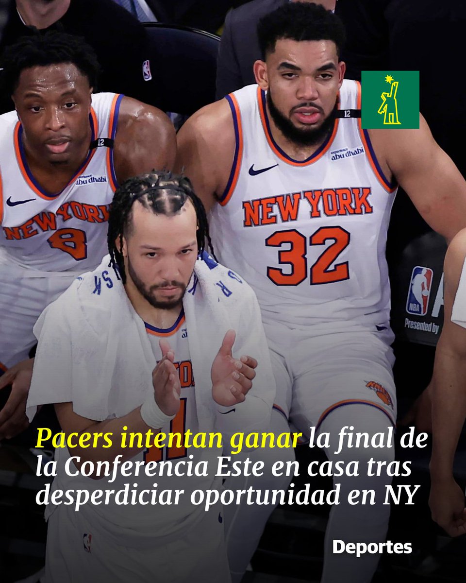 DiarioLibre's tweet photo. ⚾| #DeportesDL | Indiana no ha perdido dos partidos consecutivos desde el 10 de marzo

🔗https://t.co/T7JHQgTwM0

#DiarioLibre #Noticias #Pacers #Knicks #FinalDelEste #NBA #Playoffs https://t.co/nW8LOyQB1Y