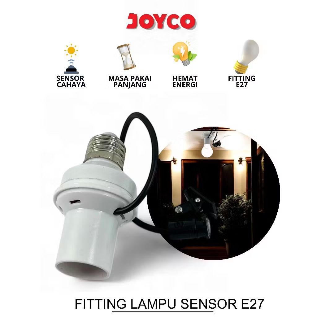 Cek Fitting Lampu Otomatis Sensor E27 Siang Malam dengan harga Rp17.500. Dapatkan di Shopee sekarang! s.shopee.co.id/4VQeyLYB0V?sha…