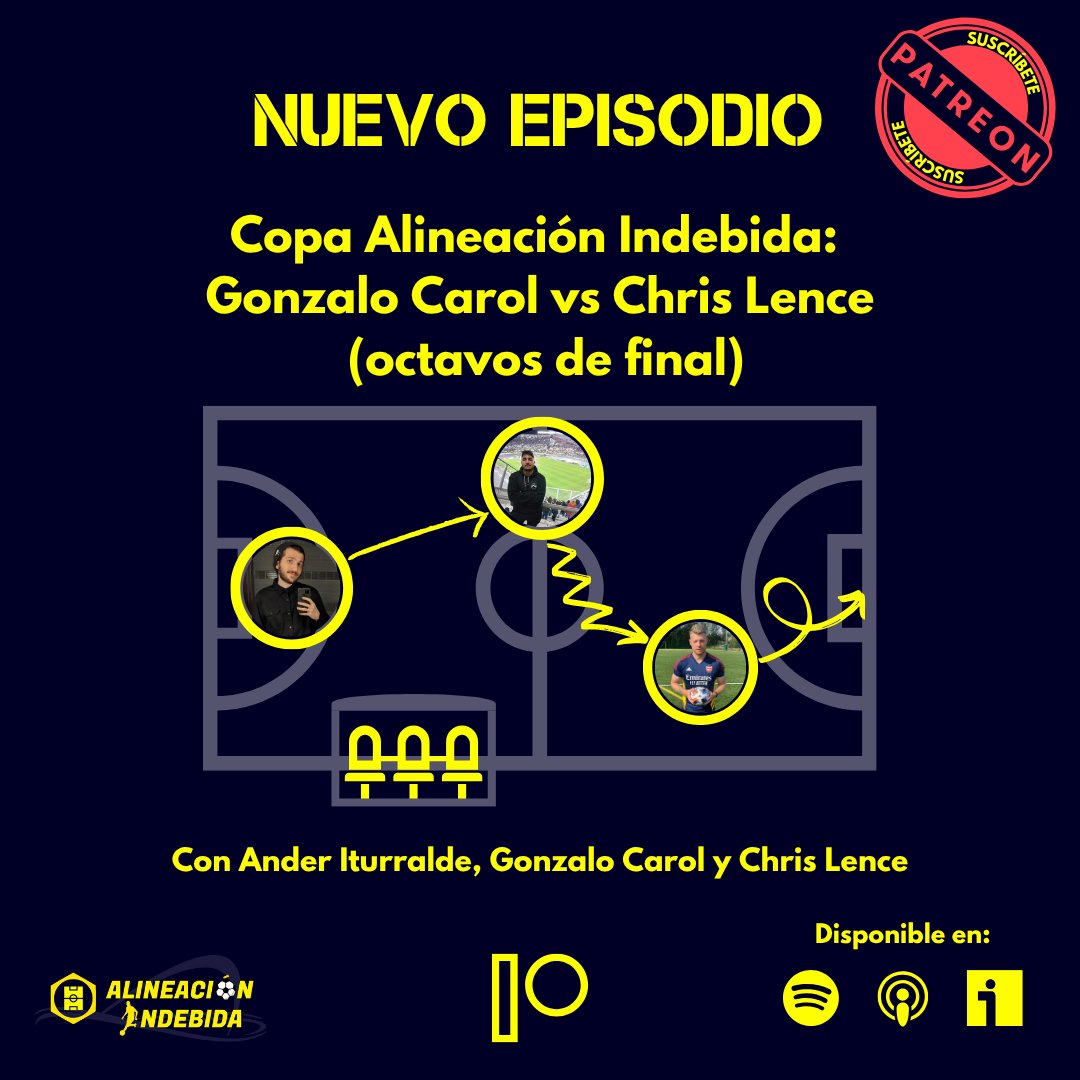 ❓NUEVO EP. DE ALINEACIÓN INDEBIDA❓

Vuelve nuestro torneo de trivia, la Copa Indebida, en una nueva entrega. Esta vez se enfrentan <a href="/gonzalocarol29/">Gonzalo Carol</a> y <a href="/CMLence/">Chris L.</a> para ver quién sabe más. 

Choque de estilos, choque de personalidades, choque de culturas: open.spotify.com/episode/0Zz3v3…