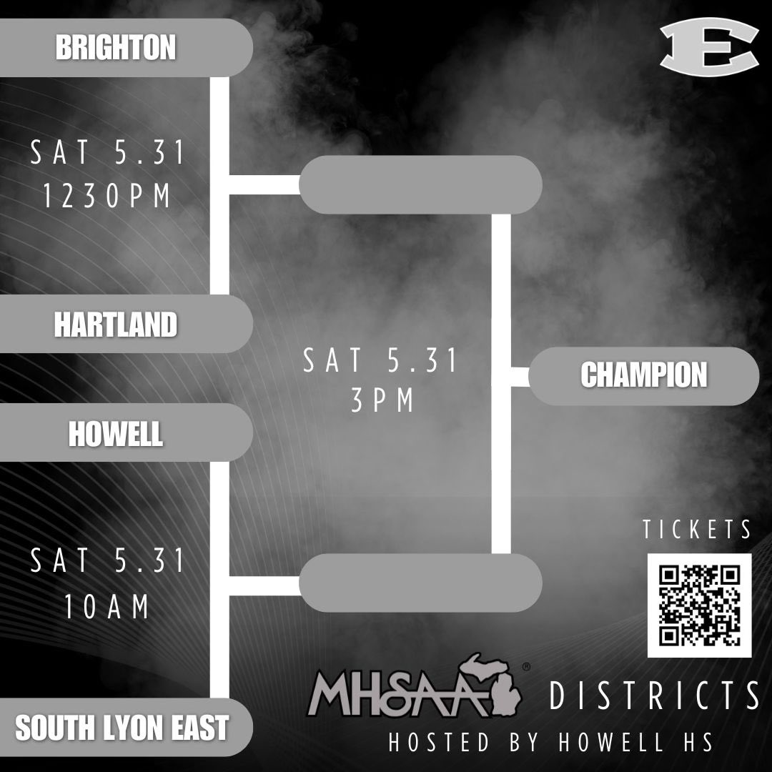 South Lyon East Baseball (@beeast_baseball) on Twitter photo DISTRICTS | The Cougs start their playoff baseball tomorrow at 10am! Come out and support the Cougs as they play Howell! #BeEAST 
**Get Tickets on GoFan!** DISTRICTS | The Cougs start their playoff baseball tomorrow at 10am! Come out and support the Cougs as they play Howell! #BeEAST 
**Get Tickets on GoFan!**