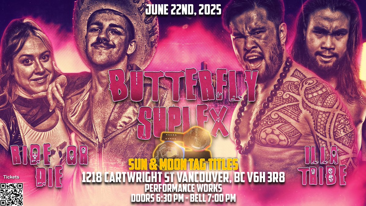 Ride or Die have been on a hot streak all year, picking up wins &amp; debuting all over the continent.

Will they Ride high or Die trying to dethrone the Sun &amp; Moon tag champs Illa Tribe? Buy a 🎟, take the ride &amp; find out!