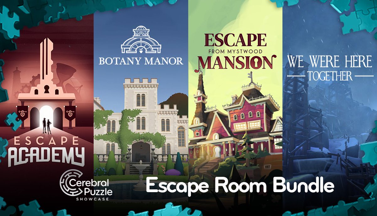 Four instant classics, zero exits - unless you're clever enough.
Test your wits in the Escape Room Bundle (and save 🏷️10%!) - featuring:
🔏 Escape Academy
🌿 Botany Manor
🏰 Escape From Mystwood Mansion
🗻 We Were Here Together
Grab the bundle now: bit.ly/cerebralescape