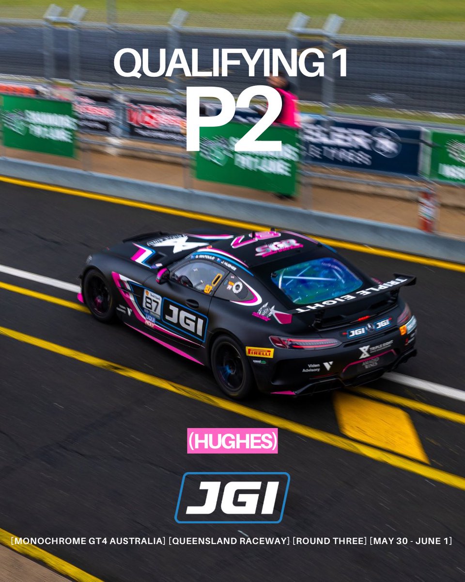 Jarrod has done a wicked job, putting it on the front row for Race 1 😮‍💨

Q2 coming right up 🫵