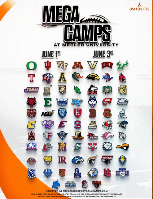 Looking forward to competing June 3 <a href="/MercerFootball/">Mercer Football</a> Mega Camp