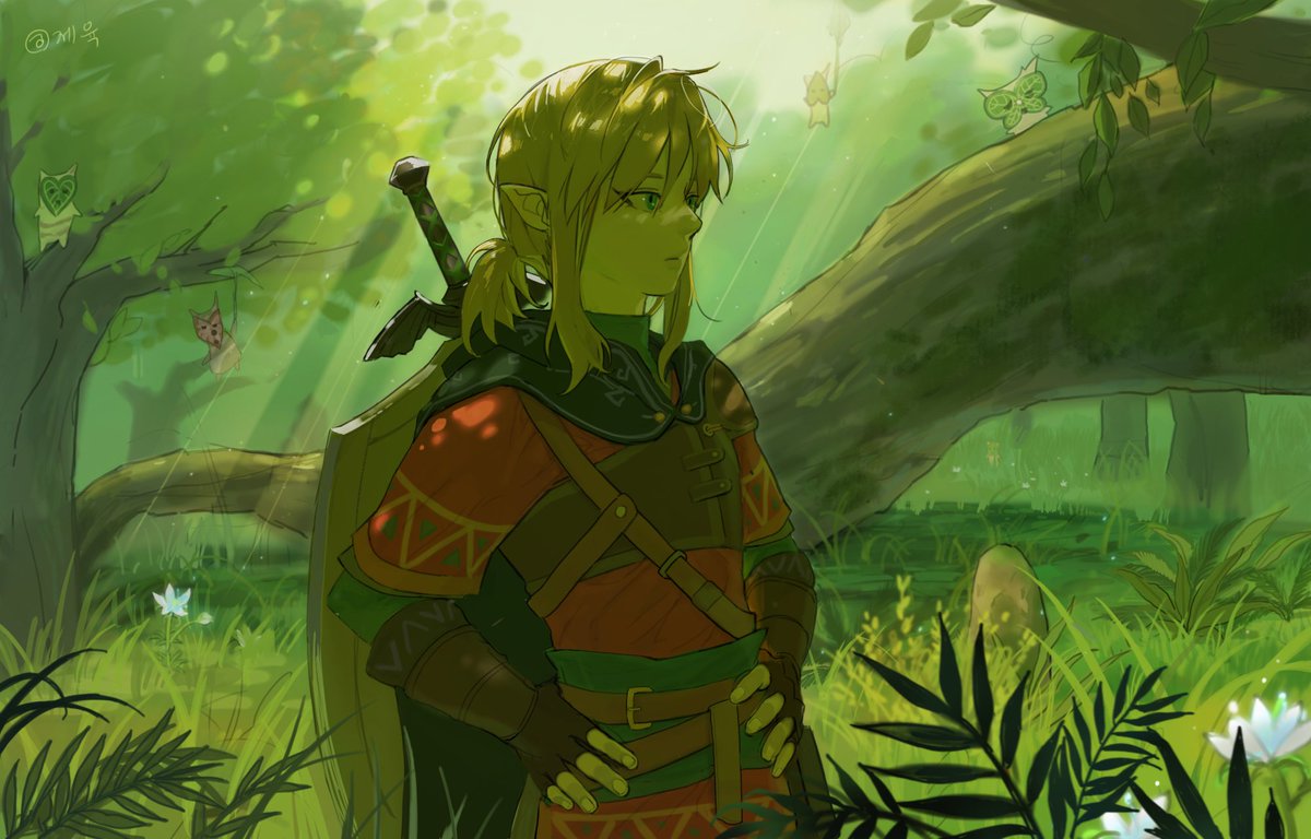 dua_wpdbr's tweet image. #zelda
코로그의 숲