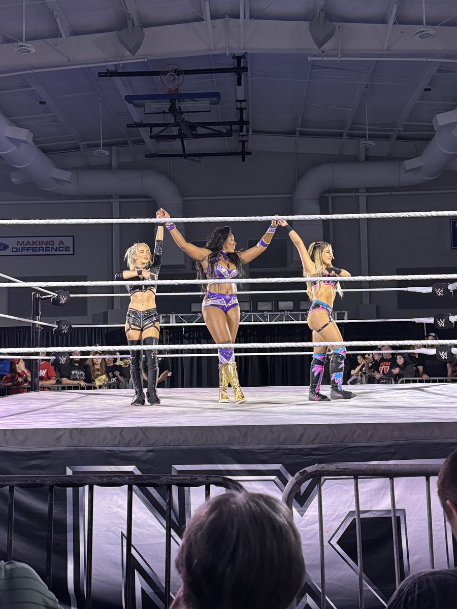 In the final match of the night Lash Legend takes on the NXT Women’s Champion for the title. Jacey Retains. After the match Fatal Influence gang up on Lash and Lola Vice and Karmen Petrovich come to her aid. 

What a night #NXTDavenport!